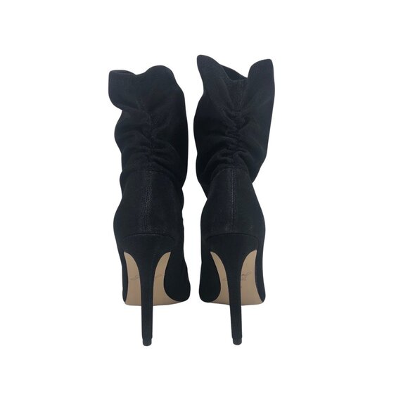 Jewel Badgley Mischka Ronnie Evening Stiletto Heel Booties Size 6.5 Black New - Picture 8 of 9